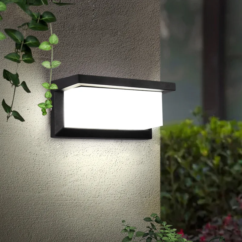 Conduziu a Luz de Parede à Prova Luzes do Alpendre Conduziu a Lâmpada Jardim ao ar Pçs ao ar Livre Dwaterproof Água Moderno Parede Radar Sensor Movimento Pátio Luz 2 Ip66 22 ip66 luzes do alpendre moderno conduziu a