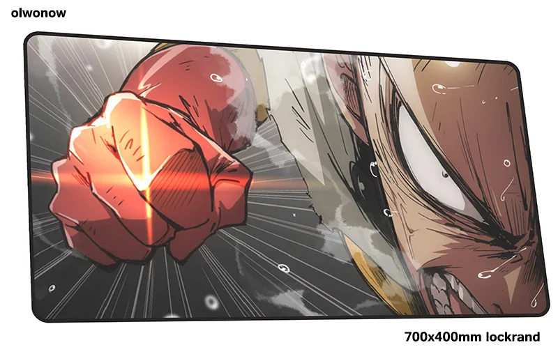 ONE PUNCH-MAN коврик для мыши 70x40 см коврики для мыши XL лучший игровой коврик для мыши геймер 3d большие персонализированные коврики для мыши Клавиатура ПК pad