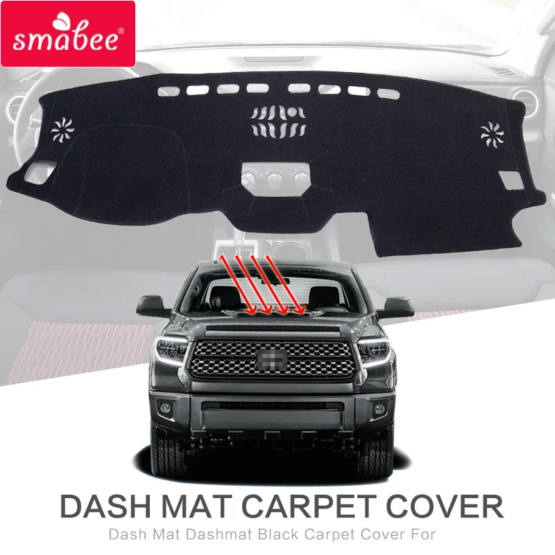 Коврик для приборной панели smabee черный коврик чехол TOYOTA TUNDRA 2014 2017 аксессуары