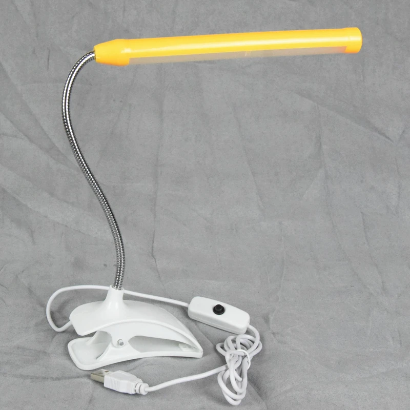  AIFENG 5V USB Led Desk Lamp With Clip Flexible Table Lamp 13Leds For Bedside Book Reading Study Off - 32856690167