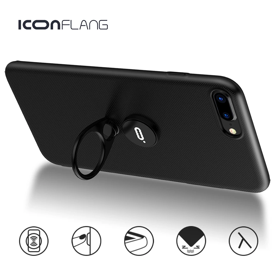 

Luxury Armor Phone Case For iPhone 8 8 Plus Full Shockproof Cover For iPhone 8 Plus Case With Holder Ring 8 8P