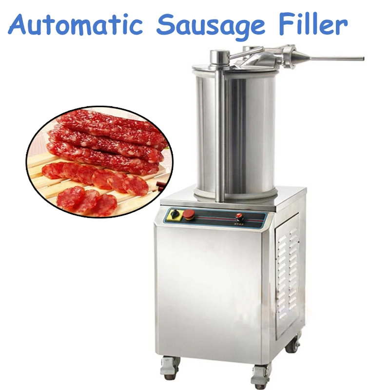 

Automatic Hydraulic Sausage Filler Sausage Stuffer Commerical Sausage Meat Extruder Fill The Sausage Stuffing Machine SF-150