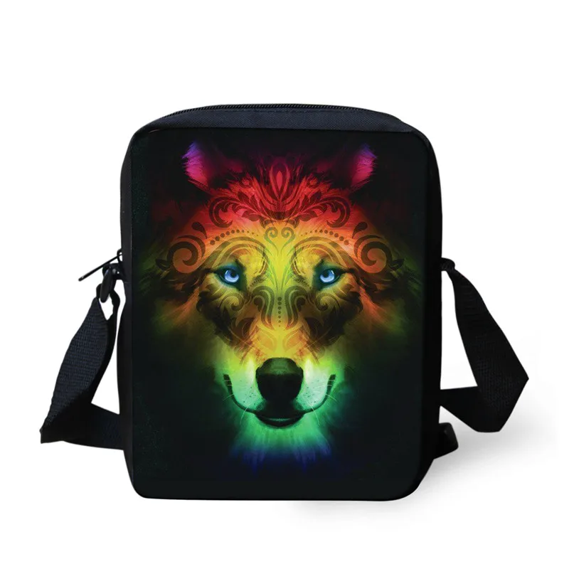 Nopersonality, крутой рюкзак с принтом дикого волка, наборы для подростков, мальчиков и девочек, 16 дюймов, детский рюкзак, основная детская сумка - Цвет: L4339E