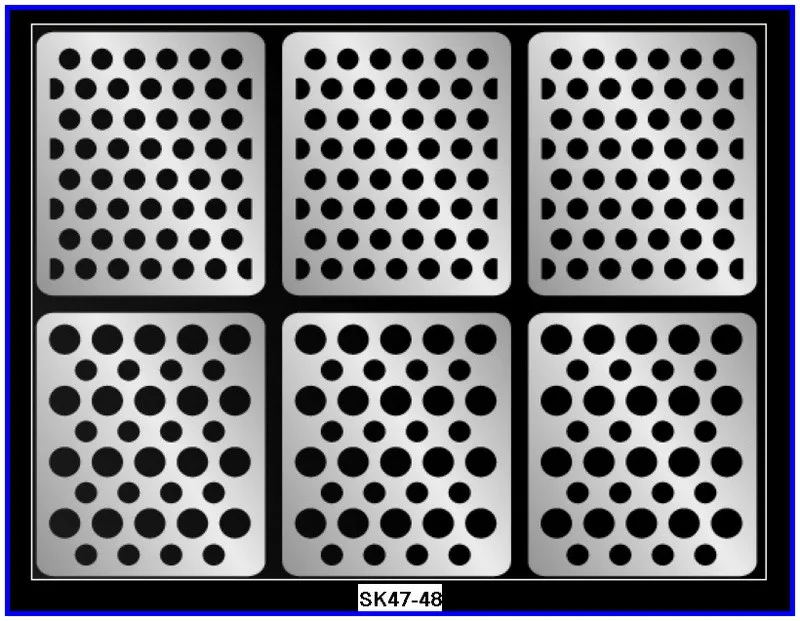 6 шт./лот Vinyls полый трафарет для ногтей неправильной формы многоразовый для маникюра наклейки штамповка шаблон для ногтей Наклейка SK01-48