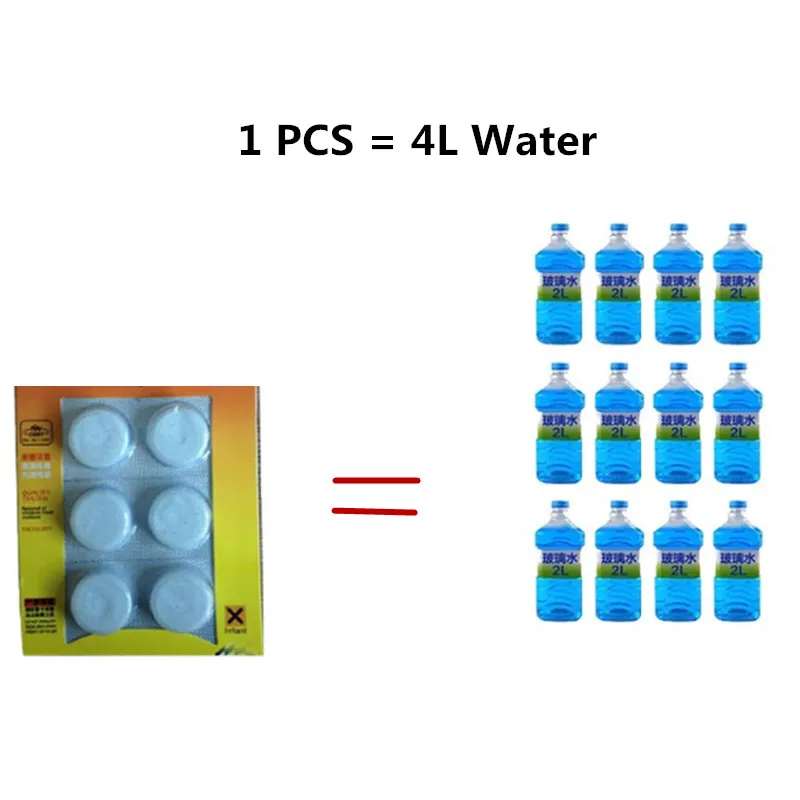 

6pcs/pack Car Windshield Cleaning auto Accessories for skoda octavia chevrolet captiva mercedes mazda 6 2014 golf mk7 amg