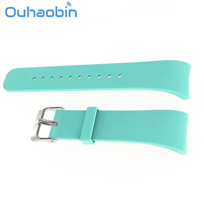 Ouhaobin Роскошные Силиконовые часы замена ремешок для samsung gear Fit2 Pro фитнес подарок Oct
