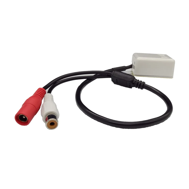 Evolylcam мини аудио Микрофон для DVR камера наблюдения системный кабель CCTV Микрофон звуковое сигнальное устройство широкий диапазон Высокочувствительный