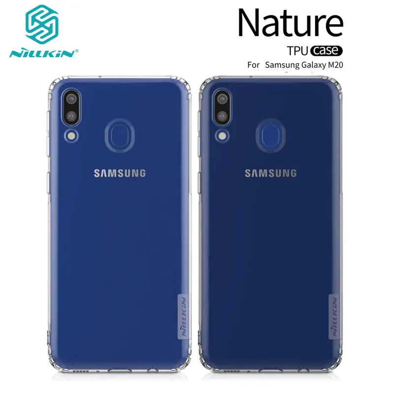 

TPU Case for Samsung Galaxy M20 M 20 SM-M205F M205F M205 Nillkin Nature Series Clear Soft Cover sfor Samsung M20 Case