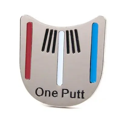 One Putt подкладка для гольфа выравнивание прицел мяч маркер с магнит, заколка на шляпу оптом