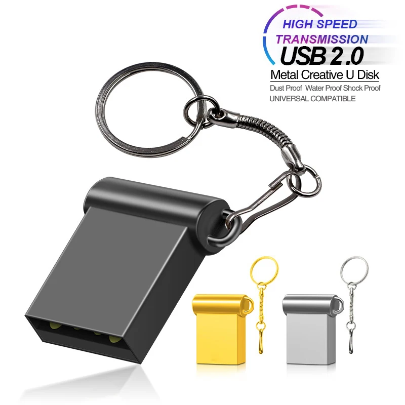 Модный супер мини металлический USB флэш накопитель 32 Гб 64 128 ГБ Ручка U диск карта