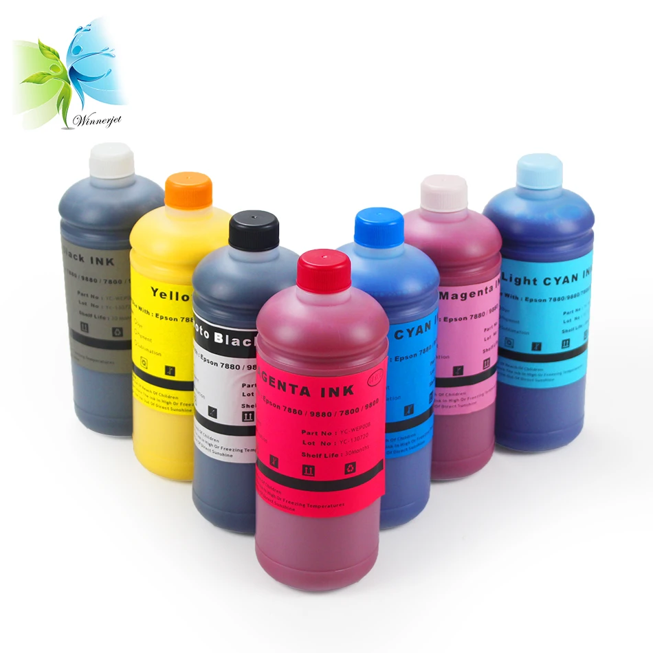 Winnerjet Refill ультрахромовые пигментные чернила для принтера Epson 7880 9880 7800 9800 подходит