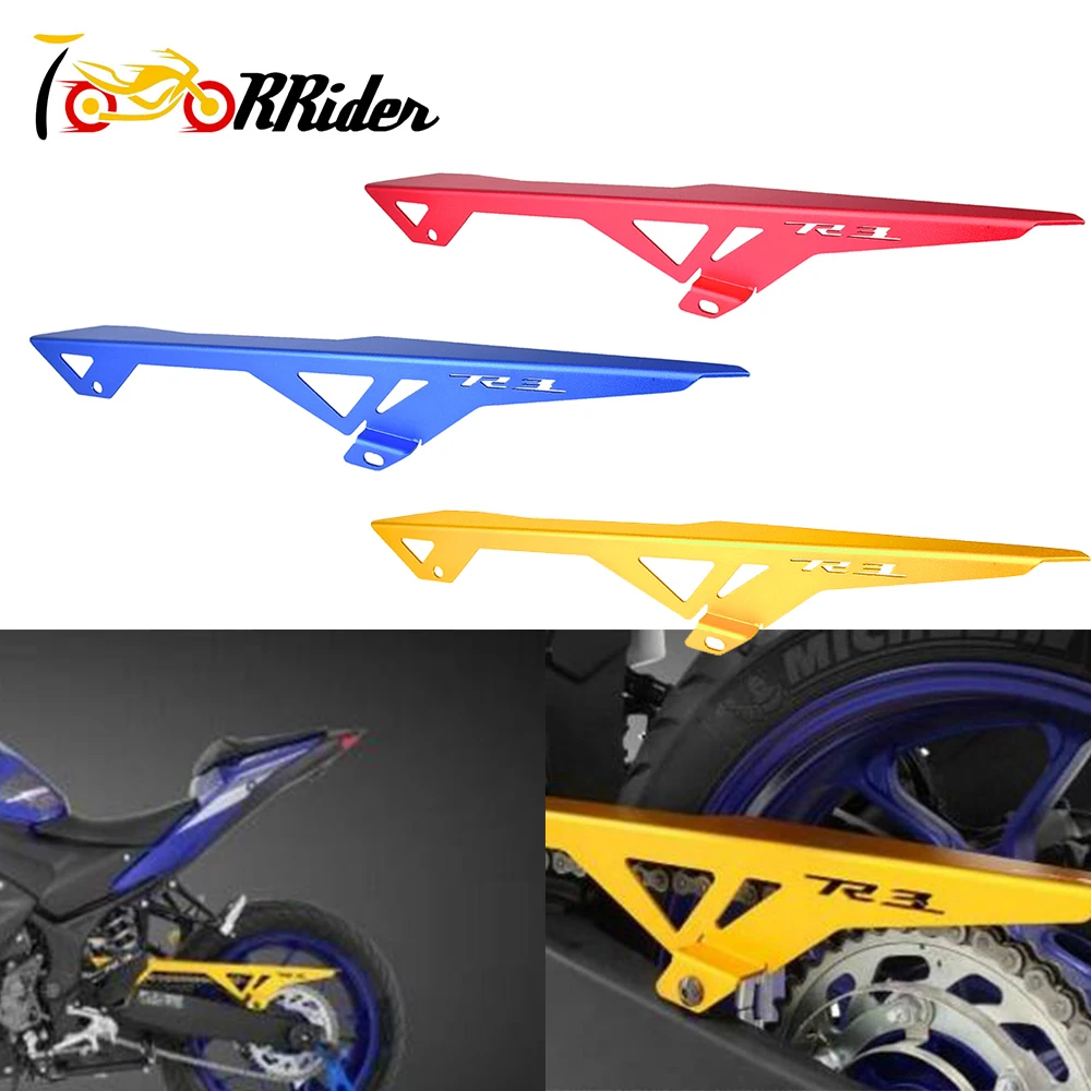 

TMOTORRIDER Chain Cover Sprocket Protector Guard Mud Cover Decoration Fairing Cowl For 2015 2016 Yamaha YZF-R3 YZFR3