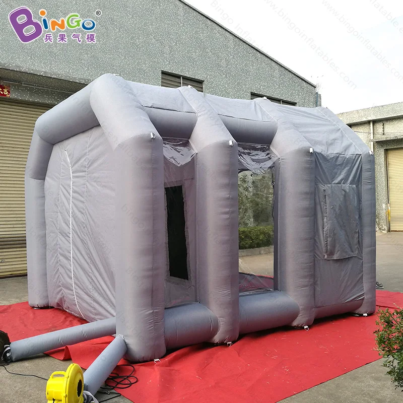  4X4X3 meters inflatable small spray booth / inflatable small paint booth / inflatable spray paint b