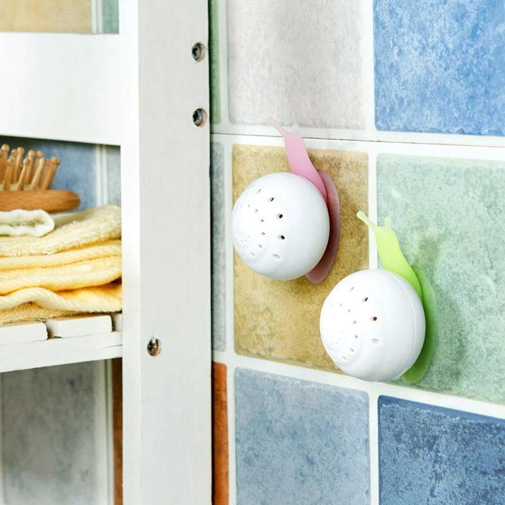 

Houseware Air Freshener Perfume Snail Shaped Cute Solid Air Freshener Suction Cup Wardrobe For Home Bathroom