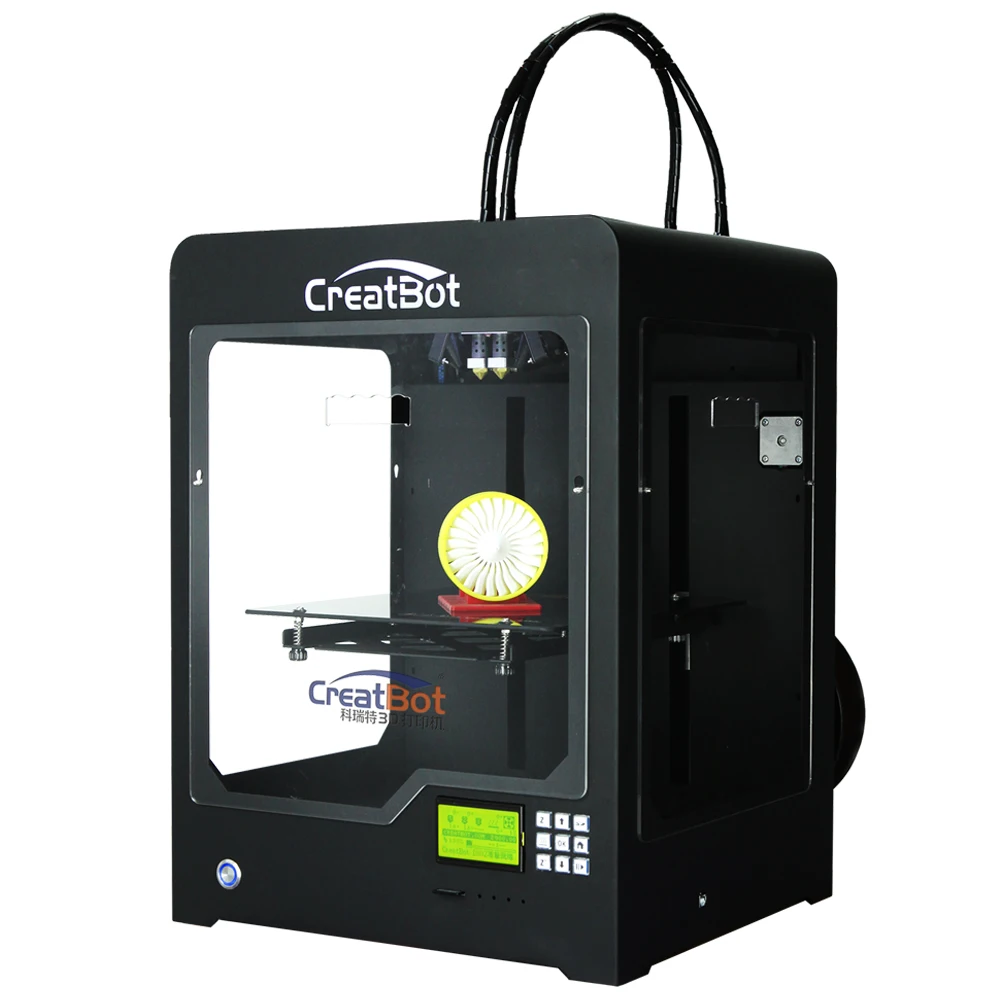 300*250*300 mm Dual Extruder CreatBot 3D Printer DX02 Metal Frame FDM