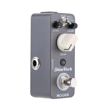

Mooer Shim Verb Digital Reverb Guitar Effect Pedal Mini Guitar Pedal 3 Reverb Modes for Electric Guitar True Bypass Guitar Parts