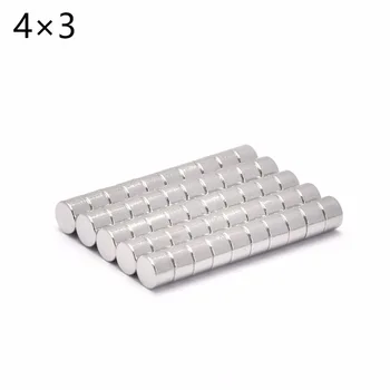 

4x3 500PCS disc D4*3MM strong power small neodymium ndfeb permanent rare earth magnet fasterners 4mm x 3mm 4*3 4*3mm