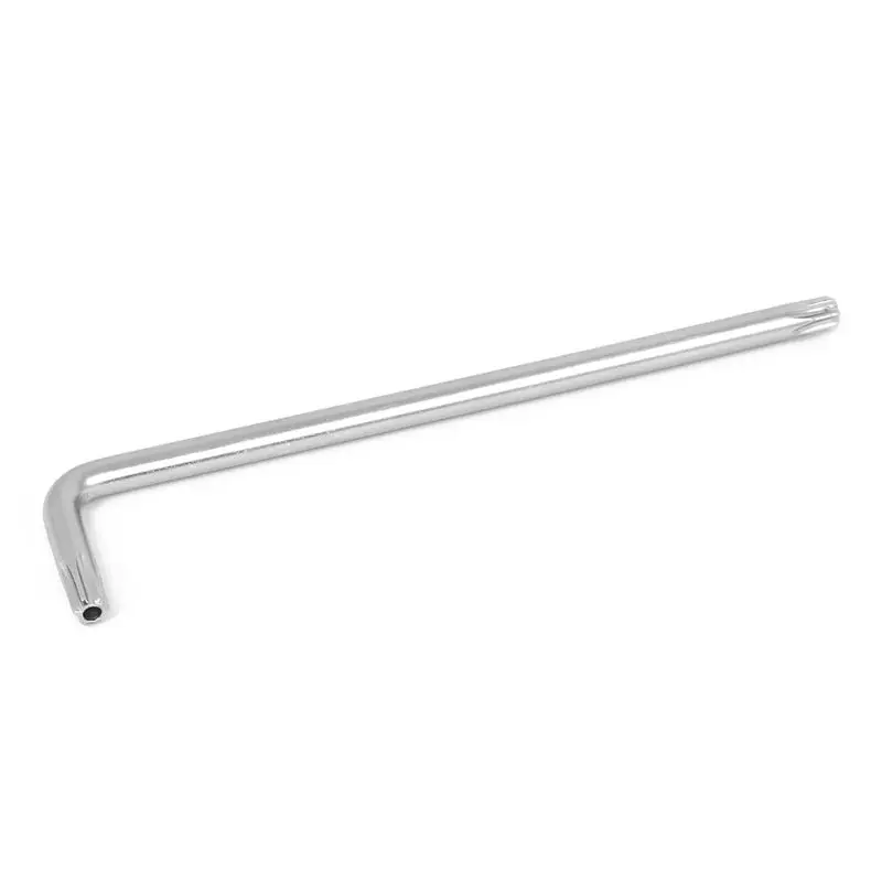 

Long Arm Tamper Proof Torx Star Key Wrench Silver, T25 100mm