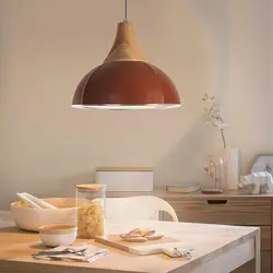 Лофт Стиль одинарный подвесной светильник простой современный светодиодный подвесные светильники деревянный Утюг кожа подвесной