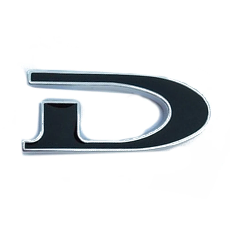 100 значок для Tesla модель S модель X хромированная эмблема наклейки с цитатами 75 85 P90D P100D 90 часть доступа заменяет прочный - Название цвета: Black D