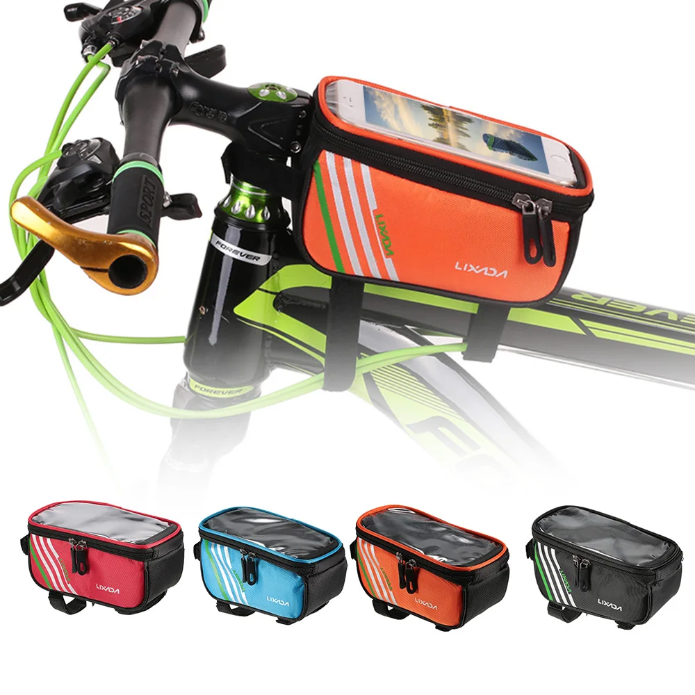 Top Lixada Waterproof Cycling Bike Bag Bike Frame Front Tube Bag Bicicleta For 5.0 inch Mobile Phone MTB Bike Touch Screen Bag Bike 10 Top Lixada Waterproof Cycling Bike Bag Bike Frame Front Tube Bag Bicicleta For 5.0 inch Mobile Phone MTB Bike Touch Screen Bag Bike 10