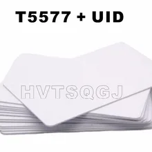 10 шт. 125 кГц T5577 программируемый+ UID; запасной RFID карты