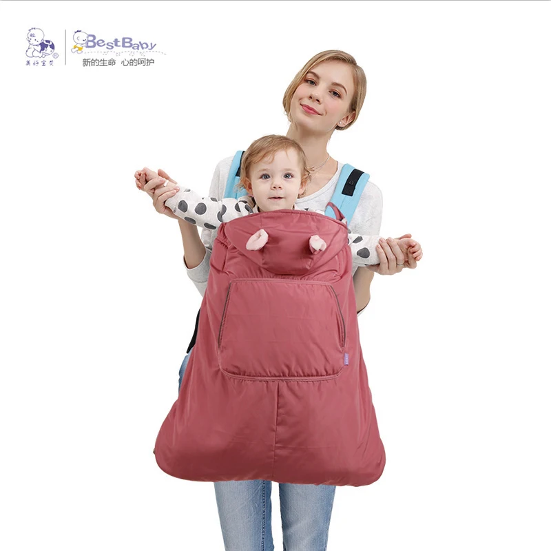 

Best Baby Warm Baby Carrier Coat Hipseat Cover Cape Cloak Infant Backpack Sling Wrap Mantle Cover Waterproof for Autumn Winter