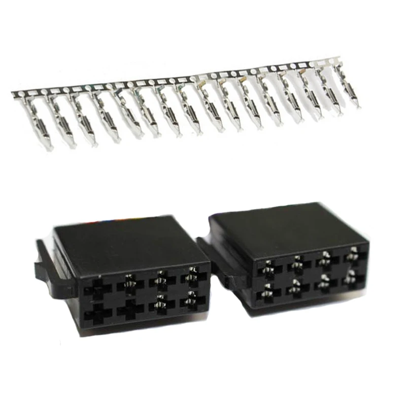 Biurlink Mini ISO 8 контактный разъем для клеммной колодки соединитель жгута кабеля