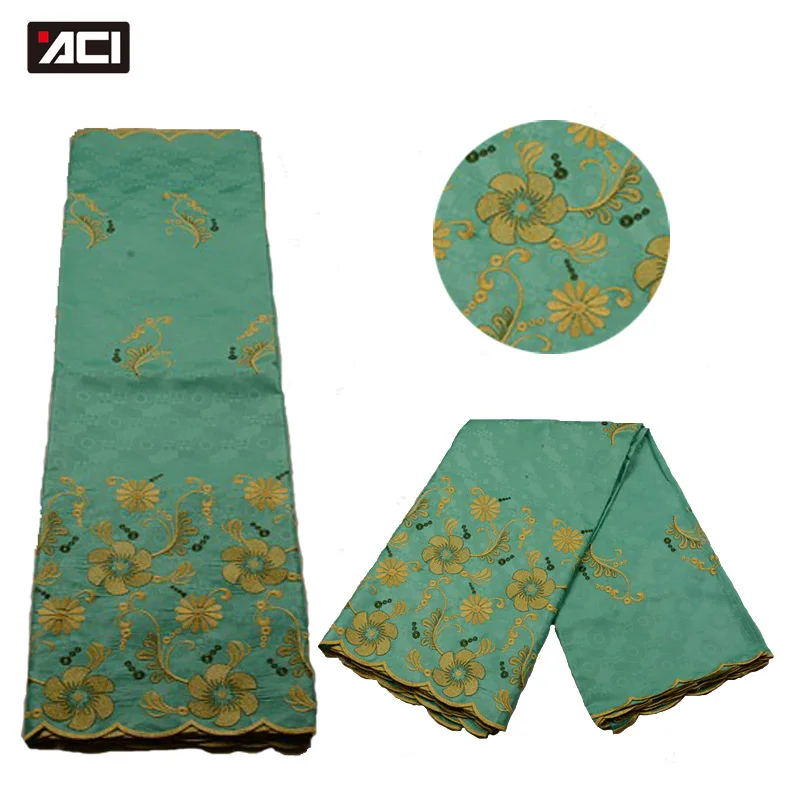 

ACI Nigeria Lace Bazin Riche Fabric Embroidered African Fabric 5 Yards Getzner Shadda Guinea Brocade African Lace Fabric Sewing