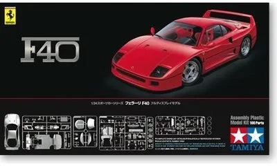 Tamiya 24295 1/24 F40 масштаб Ассамблеи Модель автомобиля строительный Наборы о RC игрушки