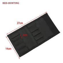 Тактический 10 Круглый Пистолет подсумок Molle патроны держатель для 12GA 20GA страйкбол пистолет винтовка пули кобура жилет ремень сумка