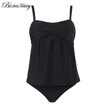 

BISEAFAIRY Bikini Swimwear Women Push Up Swimsuit High Waisted Bathing Suit Floral Biquini Two Piece Bikinis Tankini Beachwear