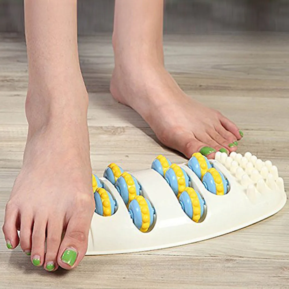 Foot Massage Acupressure Pad Mat Artificial Cobble Roller Point Foot