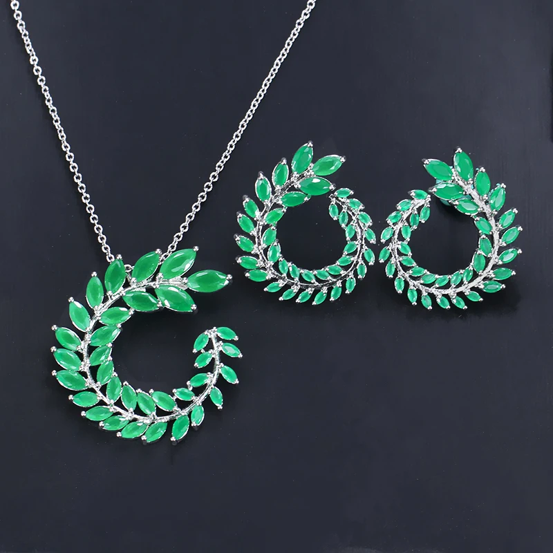 Emerald Jewelry Set4