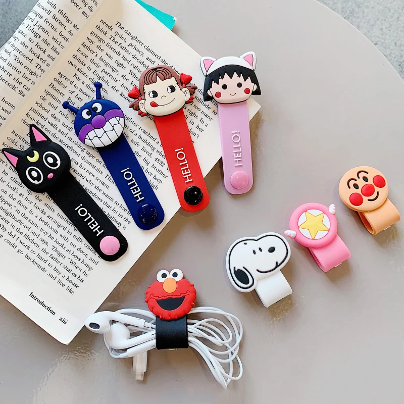 

Cartoon Cable Protector Data Line Cord Protector Protective Case Cable Winder Cover For iPhone USB Charging Cable For iPhone xr