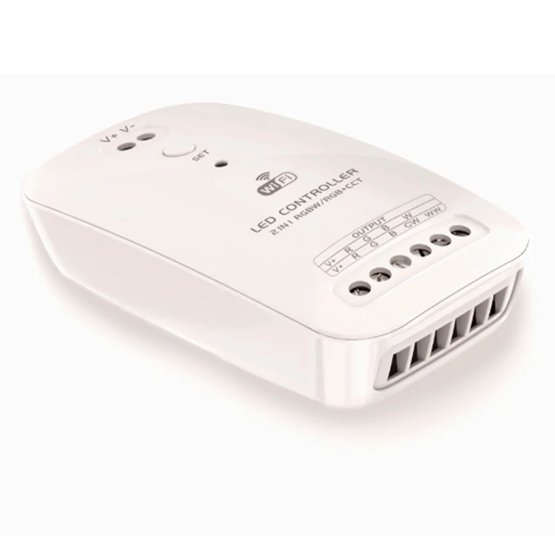 Светодиодный контроллер Wi-Fi RGBW RGB+ CCT 2 в 1, умный светильник-полоска, совместимый с Alexa Assistant для системы iOS