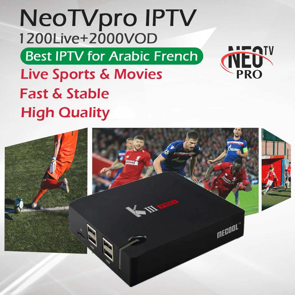 

KIII PRO Android DVB-T2 DVB-S+Arabic French IPTV 3G 16G Amlogic S912 Octa Core 4K H.265 2.4G+5G Dual WiFi BT 4.0 KIIIPRO K3PRO