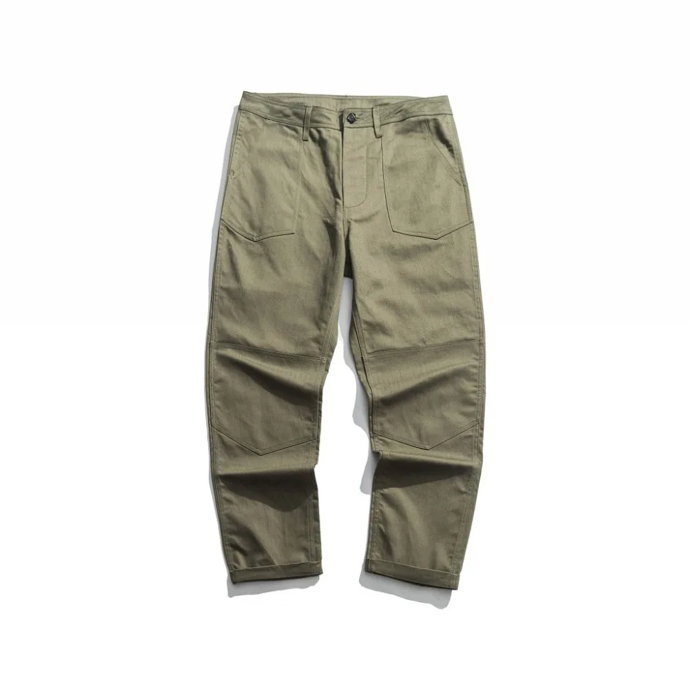 Herringbone Twill Military Trousers 