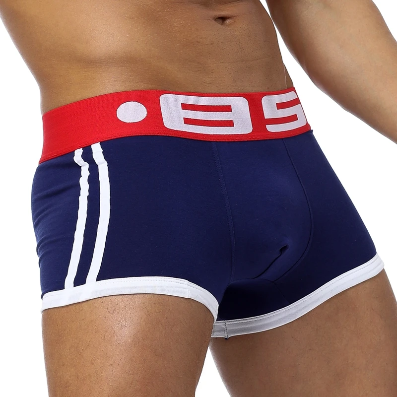 

Brand Men Underwear Male boxer Sexy cotton Boxers Gay Underwear Man underpants Cuecas Male Panties Mens boxershorts BS40