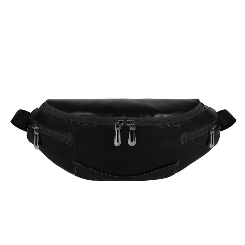 Black Waist Packs PU поясная сумка для женщин, одноцветная водонепроницаемая сумка для девочек, удобная поясная сумка, модная женская сумка через плечо, сумки на плечо для женщин - Цвет: Black Waist Packs