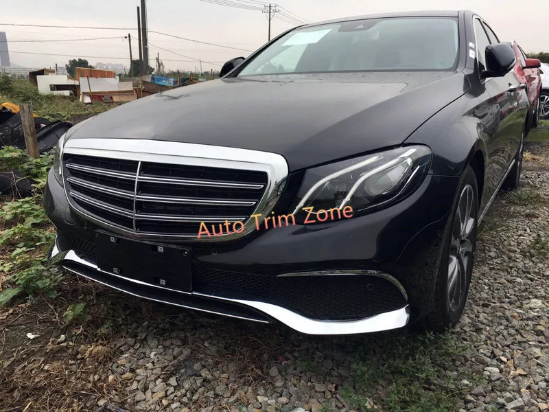 3 шт. ABS передний бампер полосы Крышка Накладка для Benz E-Class Sedan W213