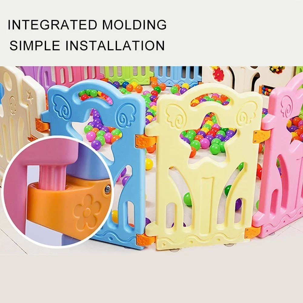 Kids Playground Baby Fence Indoor Park Family Amusement Toys For Children Safety Playpen For Baby Barriere De Securite Ball Pit Kids Playground Baby Fence Indoor Park Family Amusement Toys For Children Safety Playpen For Baby Barriere De Securite Ball Pit