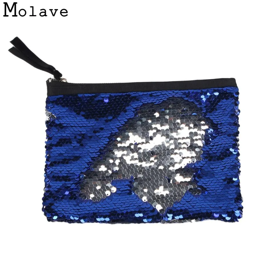 

Naivety Sequins Zipper Coins Purses Double Color Paillette Coin Purse Portable Small Wallet Bag 30S71212 drop shipping