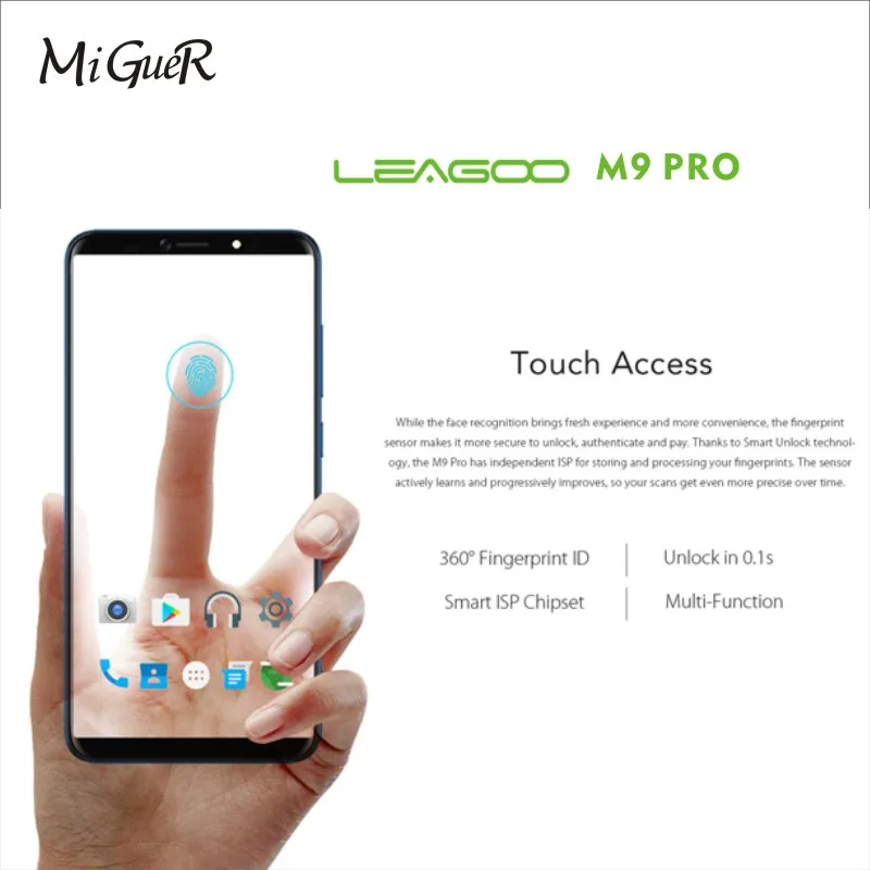 LEAGOO наличии M9 Pro телефона 5 72 &quotHD + ips Дисплей 2 Гб Оперативная память 16 Встроенная