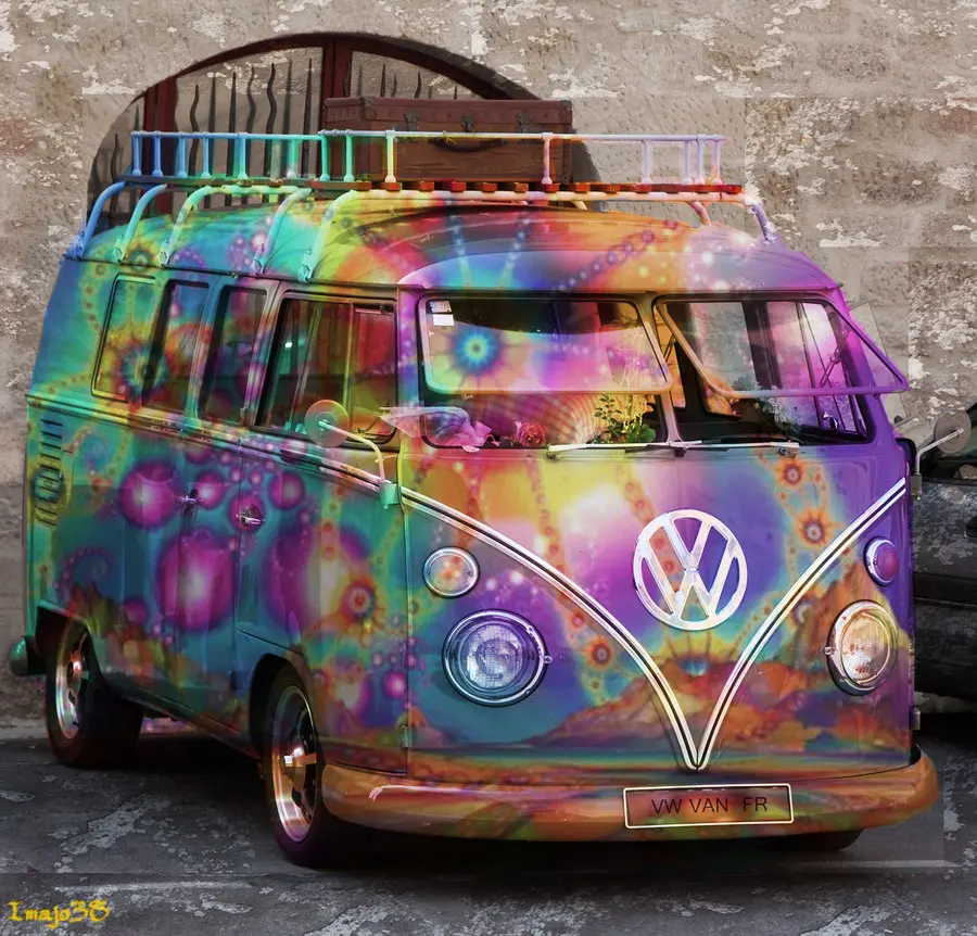 

Full Square/Round Drill 5D DIY Diamond Painting Cross Stitch"Colorful VW Bus"3D Diamond Embroidery Mosaic Rhinestone Decor Gift