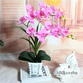 

artificial orchid flower arrangement bonsai flower only no vase