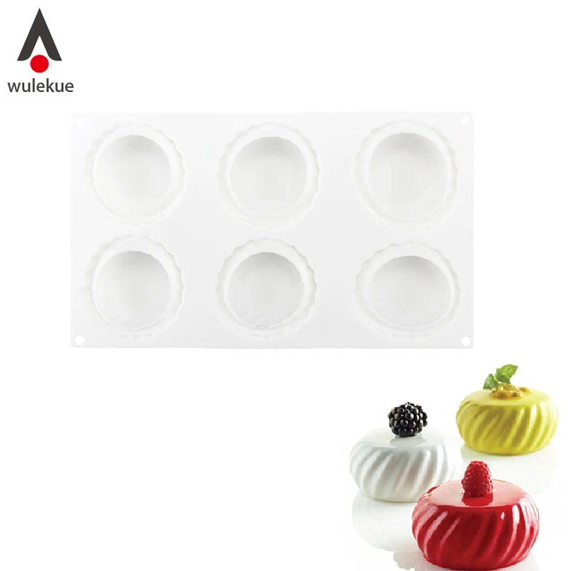 

Wulekue Silicone 3D Mooncake Mold Cake Decorating Baking Tools For Chocolate Mousse Desserts Moulds Samurai Pastry Art Mould