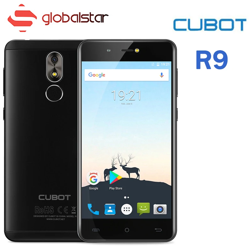 CUBOT R9 mt6580 четыре ядра 13MP Камера Android 7,0 смартфон 2 ГБ Оперативная память 16 ГБ Встроенная память сотовый телефон экран 5,0 дюймов HD мобильный