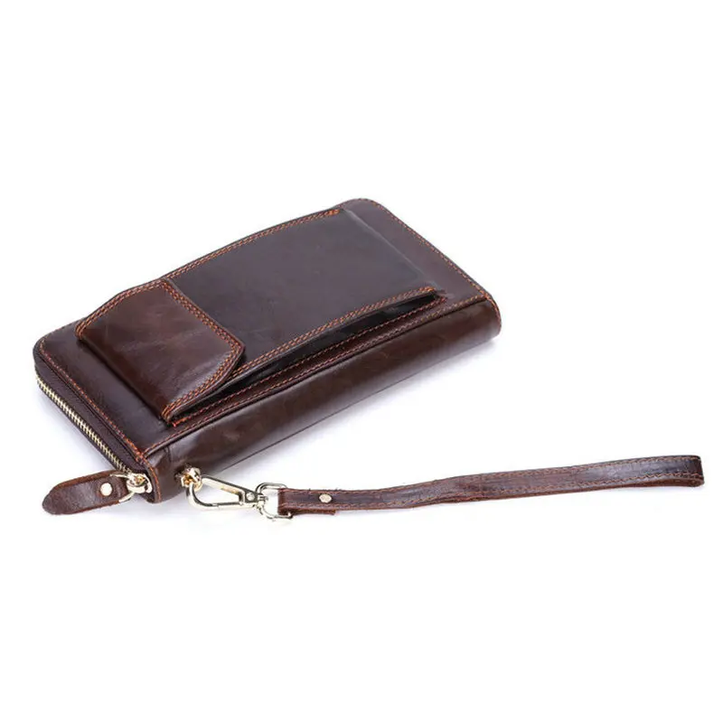 Кошелек GENODERN мужской из натуральной кожи|wallet phone|wallet brand for menwallet purse |