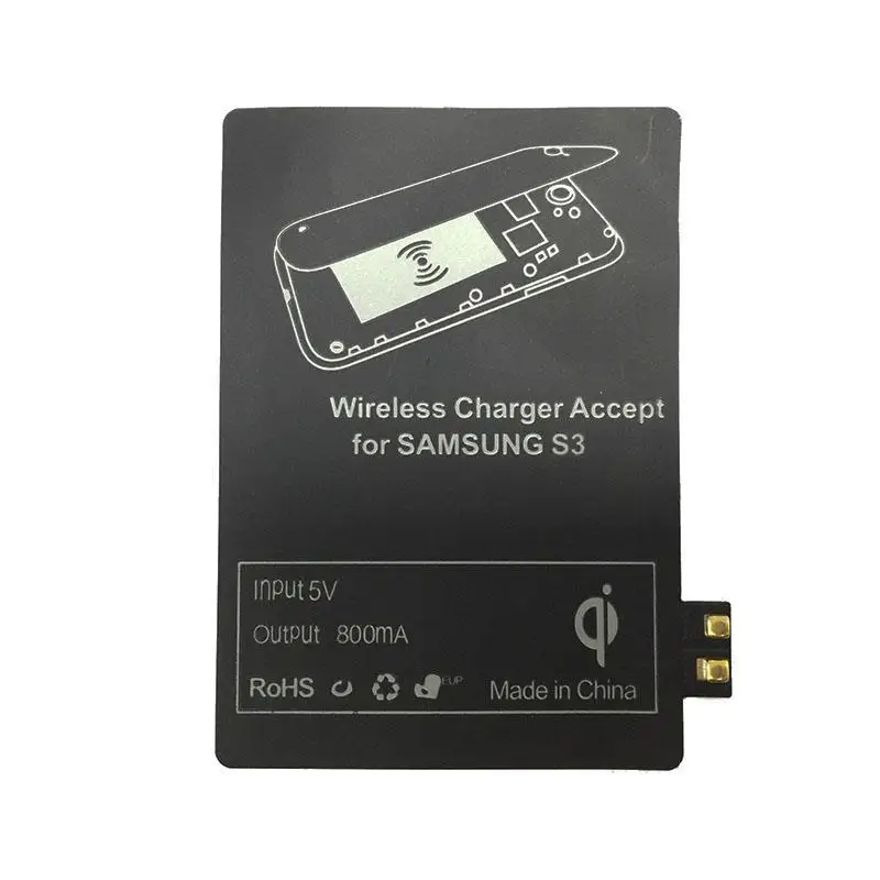 Excellent Quality Fast Speed Qi Standard Wireless Charger Charging Pad Receiver For Samsung For Galaxy S3 I9300